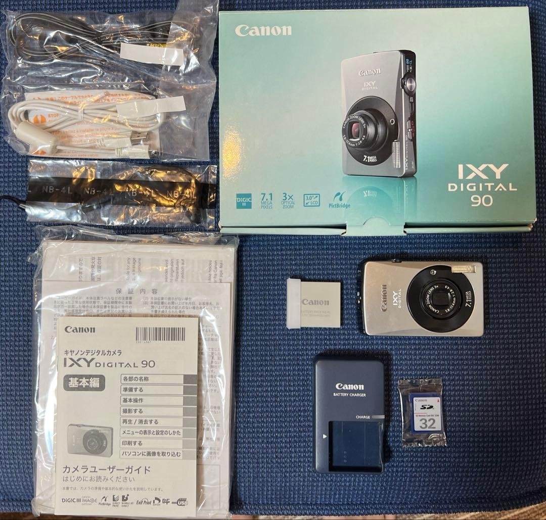 【ぽにょ】【美品・稼働確認済】Canon IXY DIGITAL90