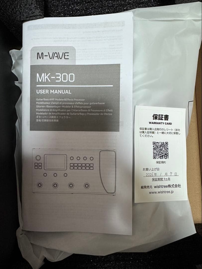 M-VAVE MK-300 ギターマルチエフェクター ベースマルチエフェクター