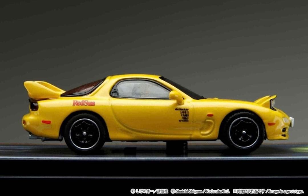 MAZDA RX-7頭文字D 高橋啓介ドライバーフィギュア付き2種類セット