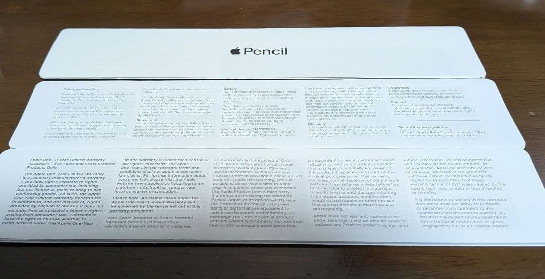 【中古美品】Apple Pencil 第2世代 純正 箱あり