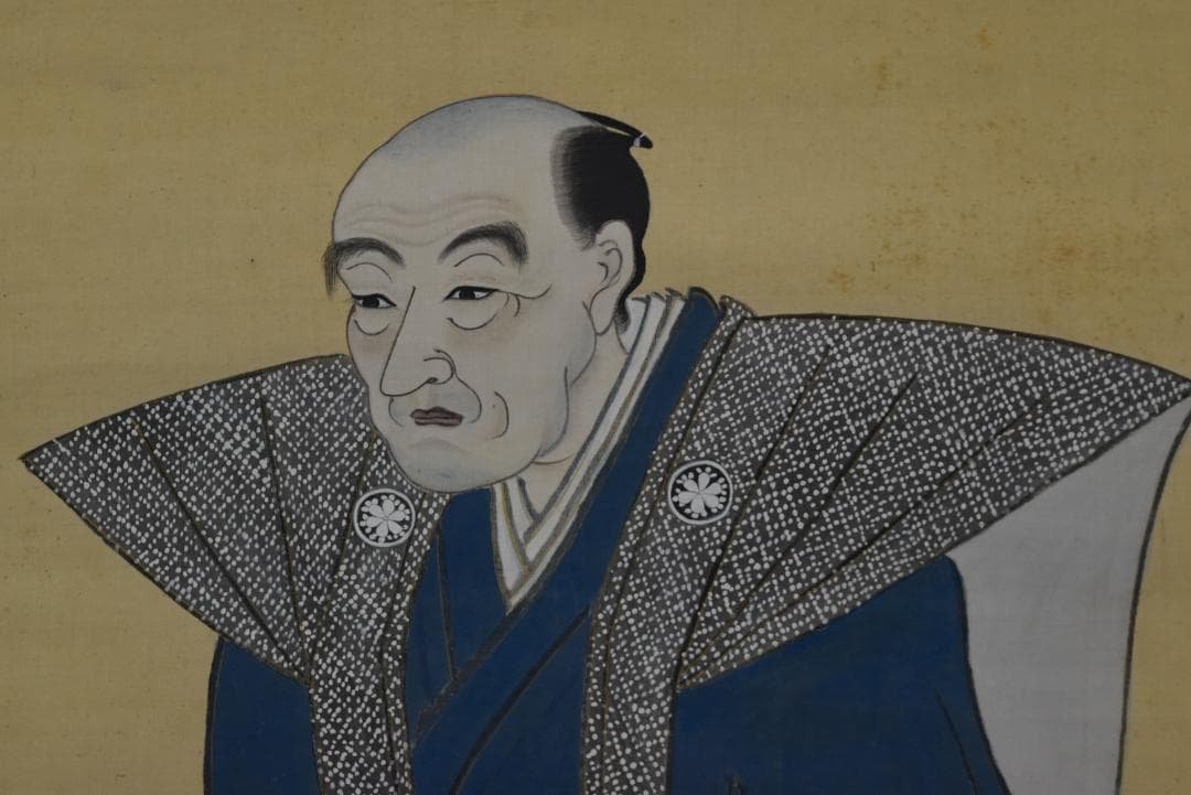 炎洲橋 賛/鈴君肖像画賛/掛軸☆宝船☆Z-735