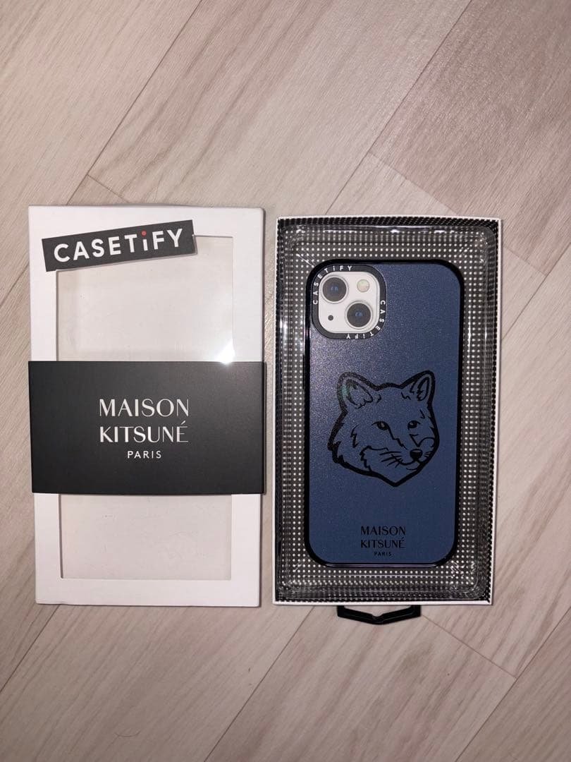 MAISON KITSUNÉ iPhone14ケース ネイビー