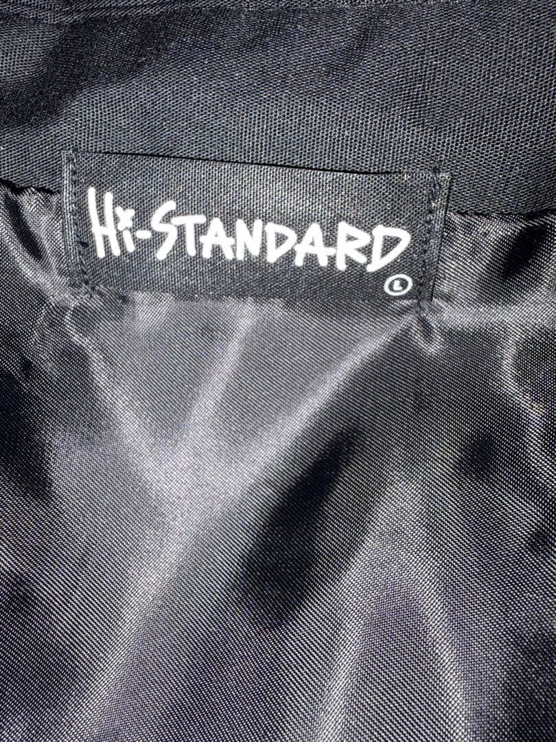 Hi-STANDARD ロゴ コーチジャケット ブラック L