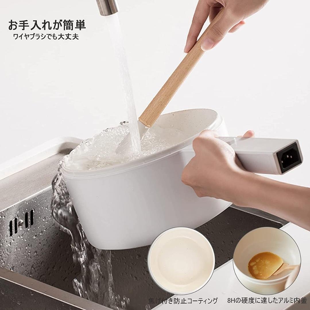 1段目でラーメンを作りながら2段目で蒸し餃子が同時にできちゃう♪❤電気グリル鍋