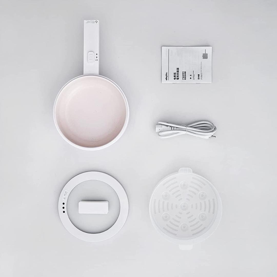 1段目でラーメンを作りながら2段目で蒸し餃子が同時にできちゃう♪❤電気グリル鍋
