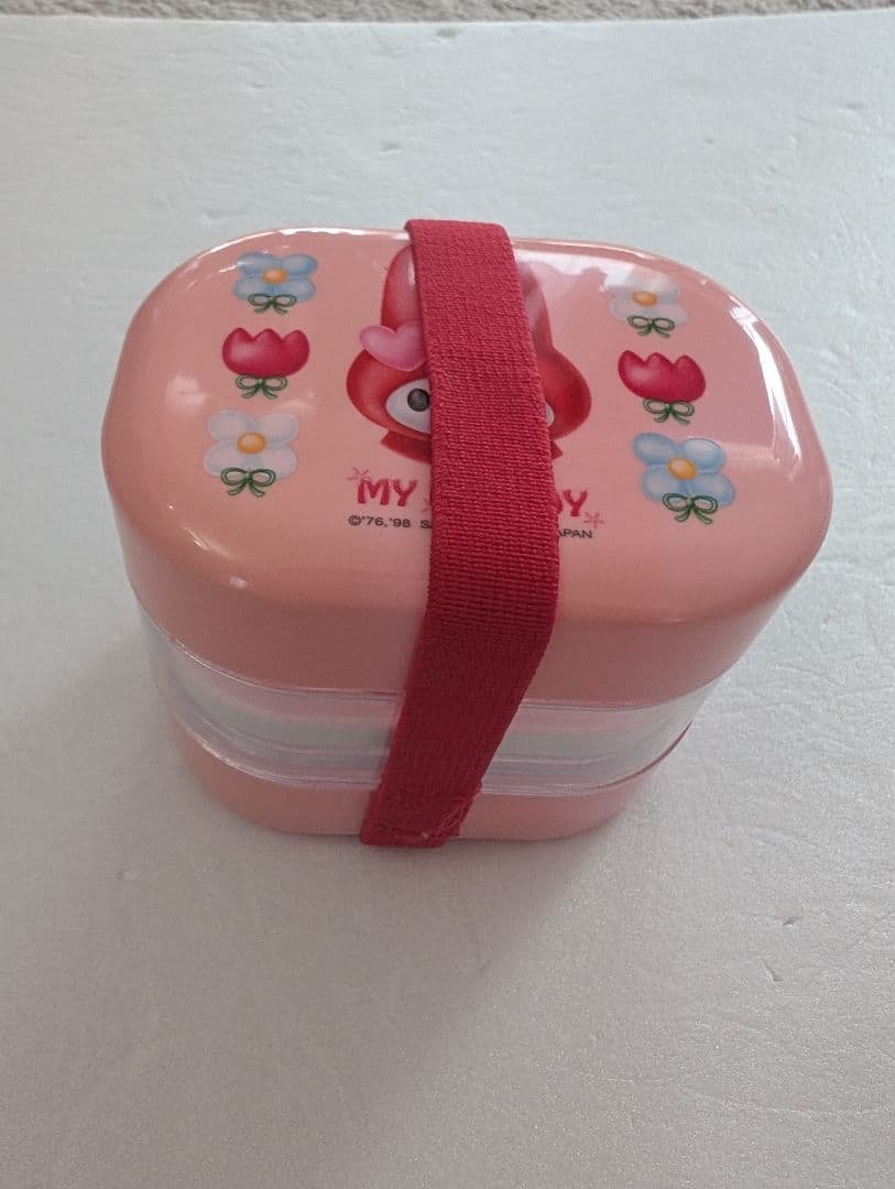 マイメロ ハート お弁当箱 ランチボックス レトロ 赤ずきん 1998