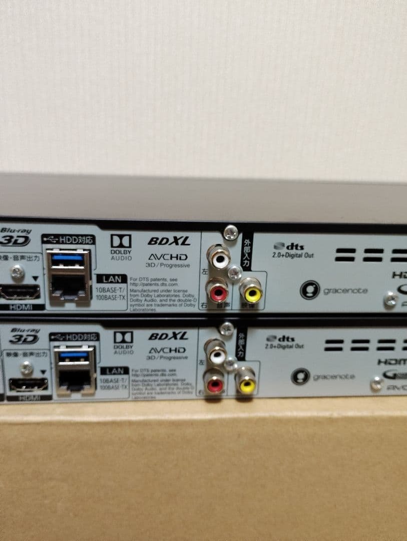 て*ゆ様 Panasonic DIGA DMR-BRW520 ２台