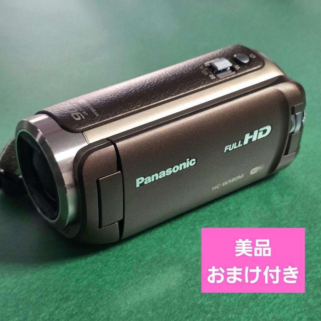 美品パナソニック HDビデオカメラ ブラウン HC-W580Mおまけ付き